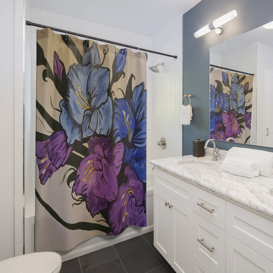 Floral Breeze Shower Curtains