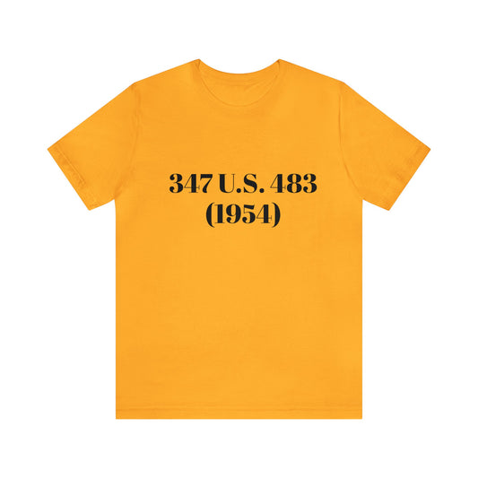 AFBNJ DESIGN 347 (BROWN V BOE) Unisex Jersey Short Sleeve Tee