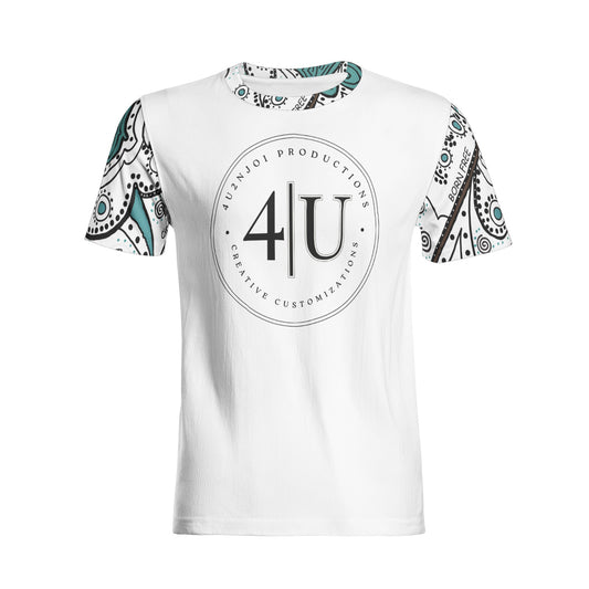 4|U Free Style Collection - "Born Free" Design Logo 2 T-Shirt