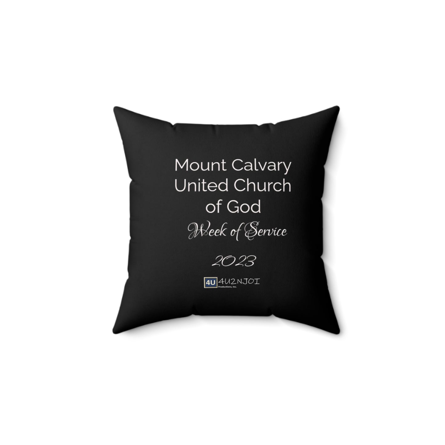 Religious_Convocation 2 (MEANING) Spun Polyester Square Pillow