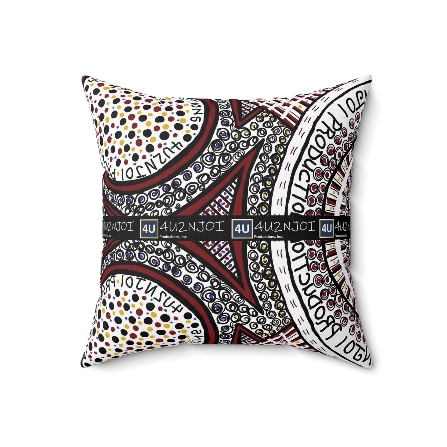 4U2NJoi Productions Original Design 1 Spun Polyester Square Pillow