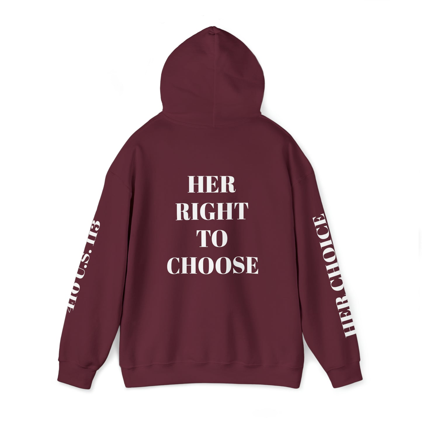 AFBNJ DESIGN 410 (ROE V WADE) Unisex Heavy Blend™ Hooded Sweatshirt