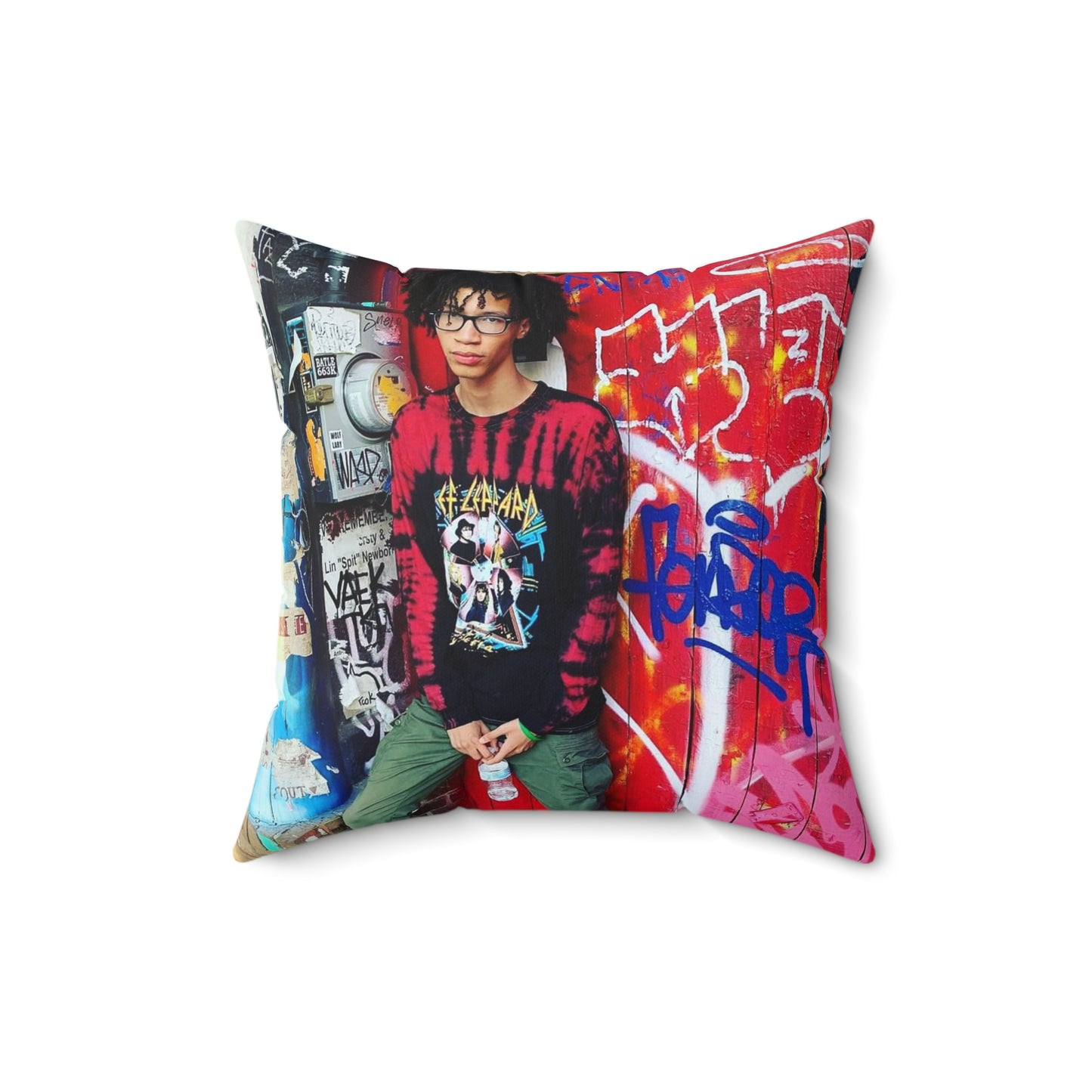 Customized_Soulja Siah Polyester Square Pillow