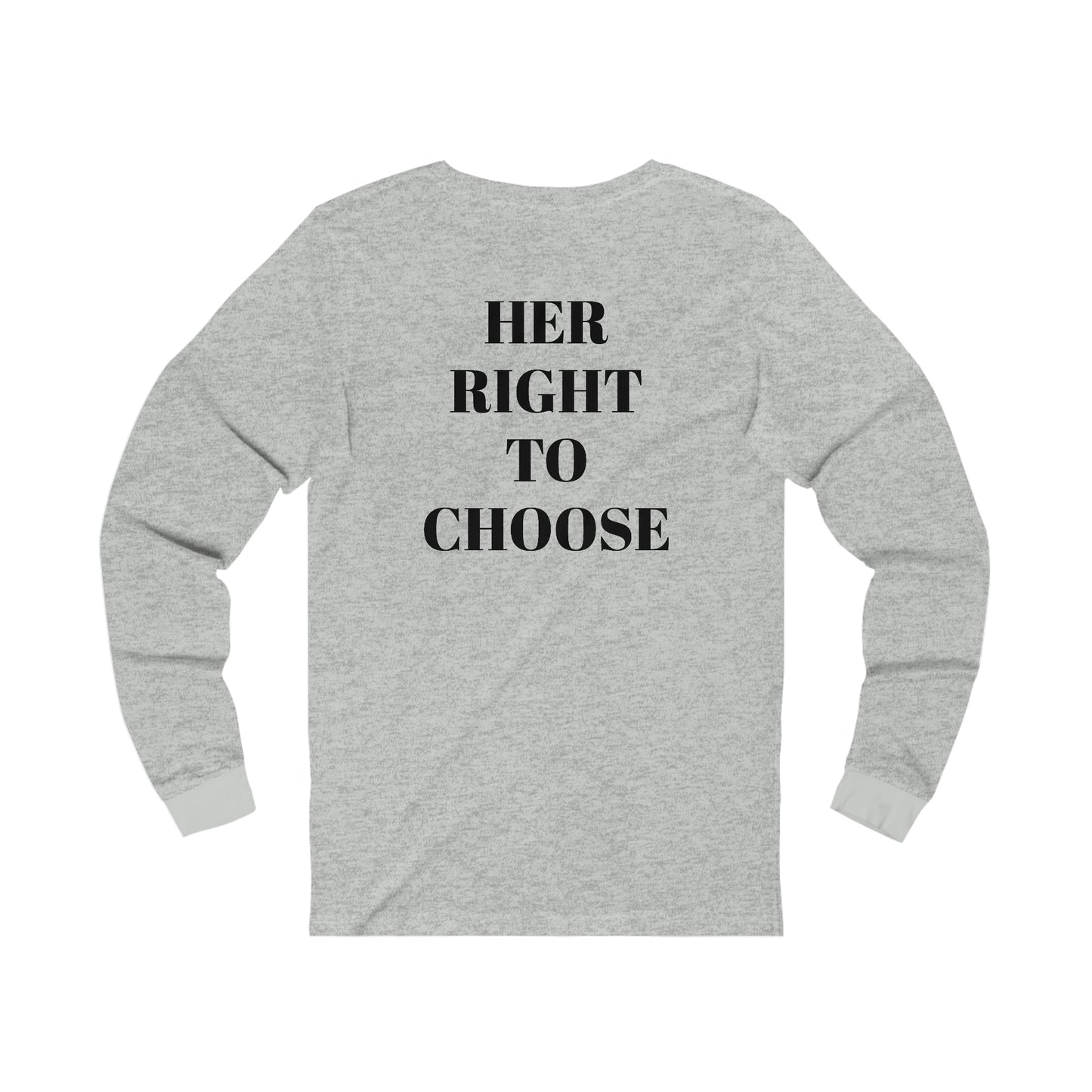 AFBNJ DESIGN 410 (ROE V WADE) Unisex Jersey Long Sleeve Tee