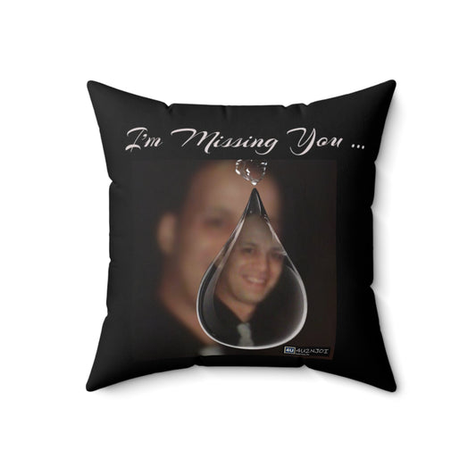 Customized_Missing You Mark Polyester Square Pillow