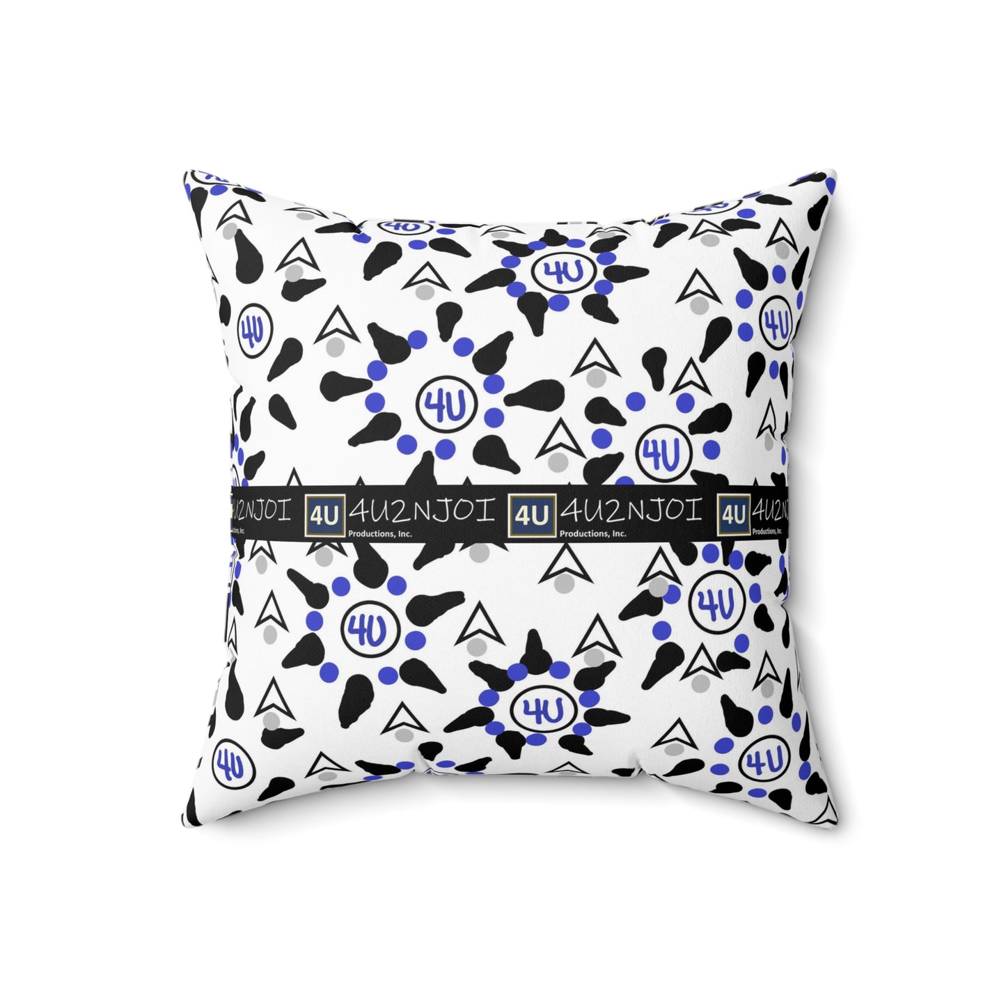 4U2NJoi Productions Original Design 2 Spun Polyester Square Pillow