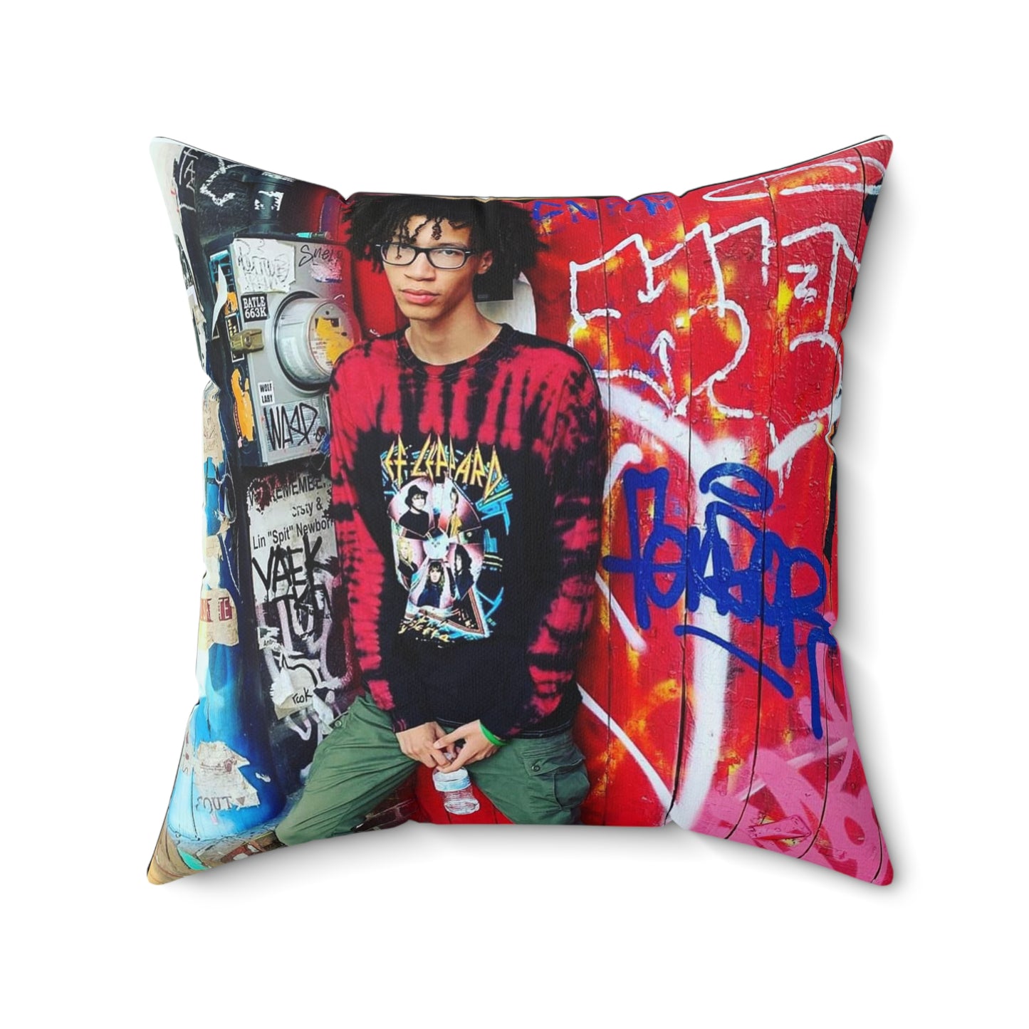 Customized_Soulja Siah Polyester Square Pillow