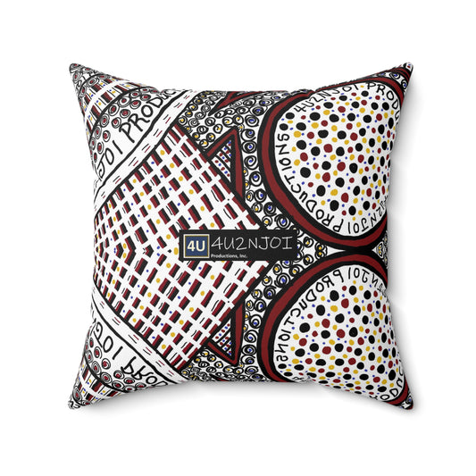 4U2NJoi Productions Original Design 1 Spun Polyester Square Pillow