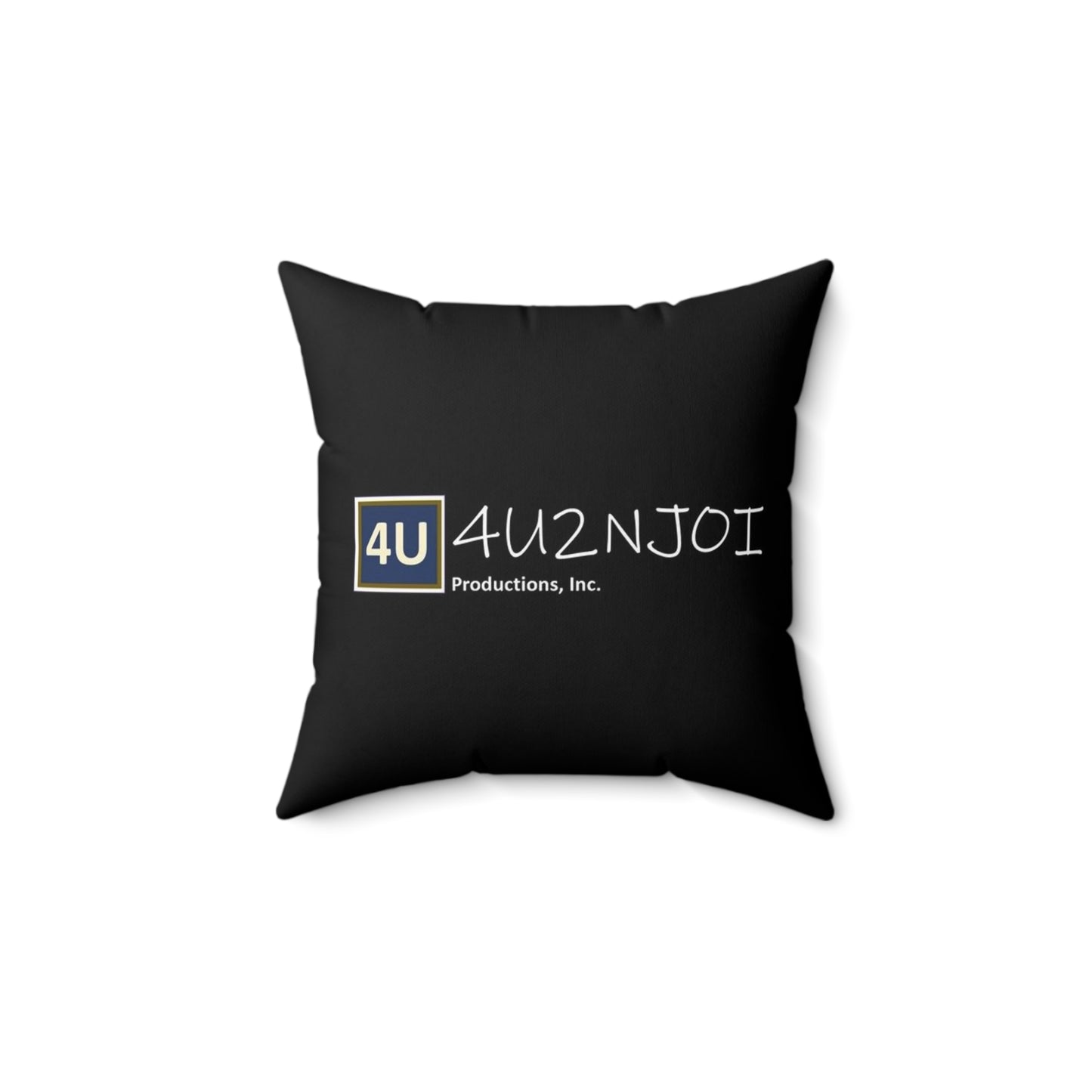 4U2NJoi Productions Logo Abstract Spun Polyester Square Pillow