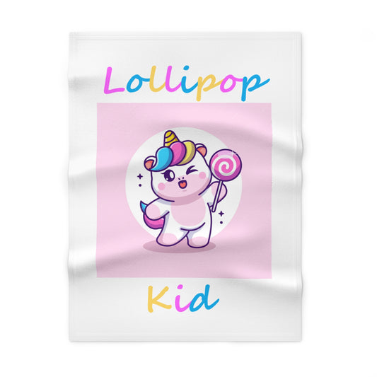 Lollipop Kid Soft Fleece Baby Blanket