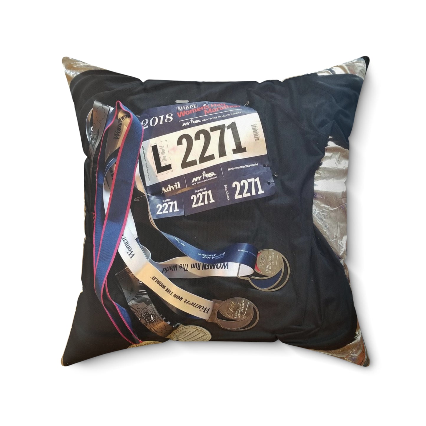 Champion Spun Polyester Square Pillow