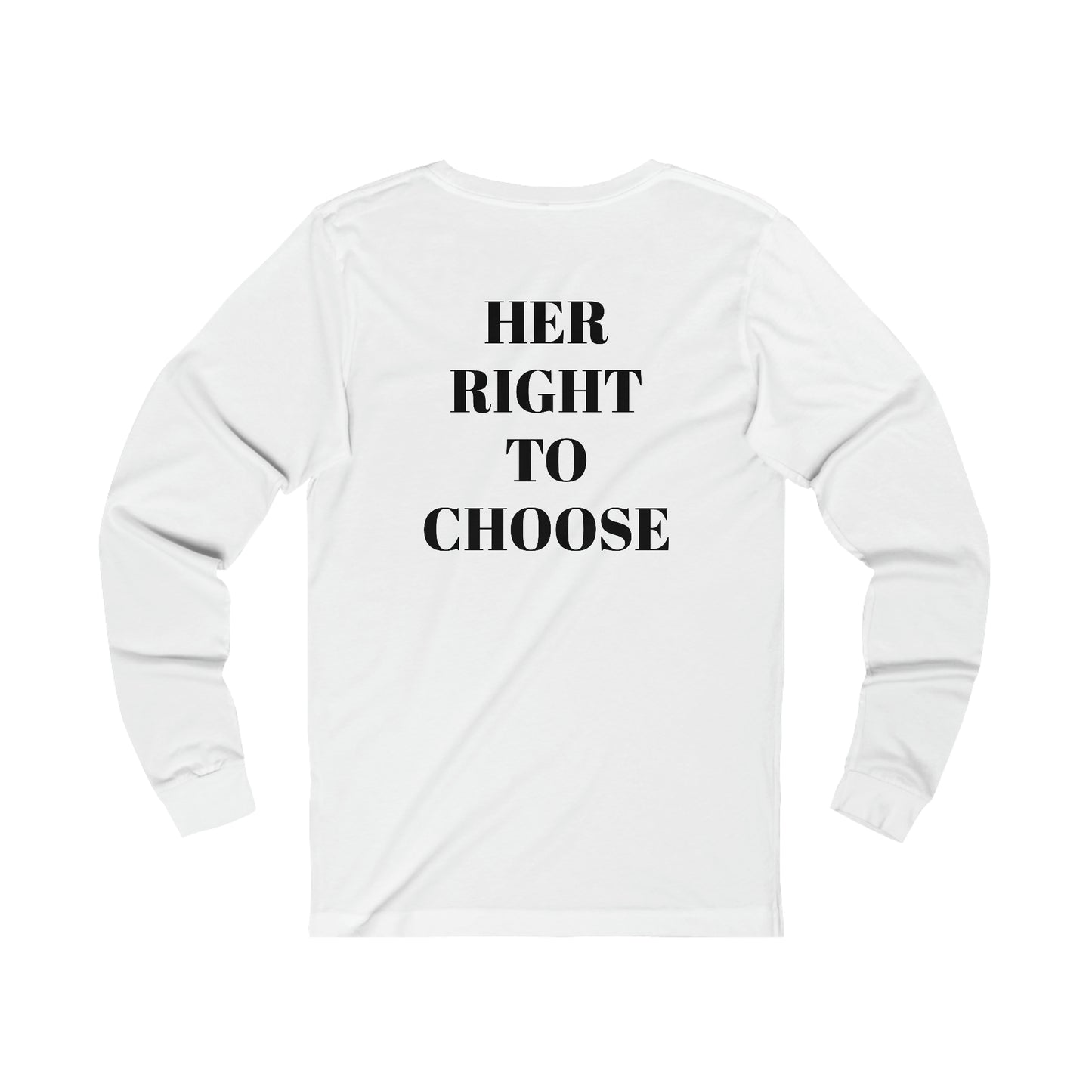 AFBNJ DESIGN 410 (ROE V WADE) Unisex Jersey Long Sleeve Tee