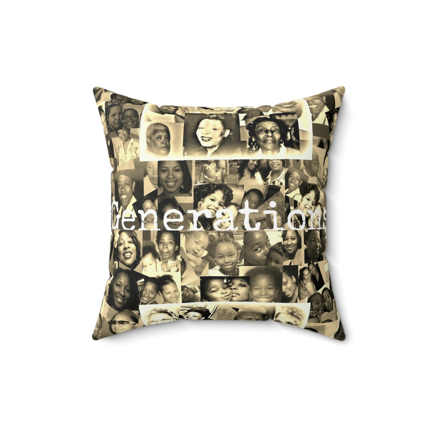 Generations Spun Polyester Square Pillow