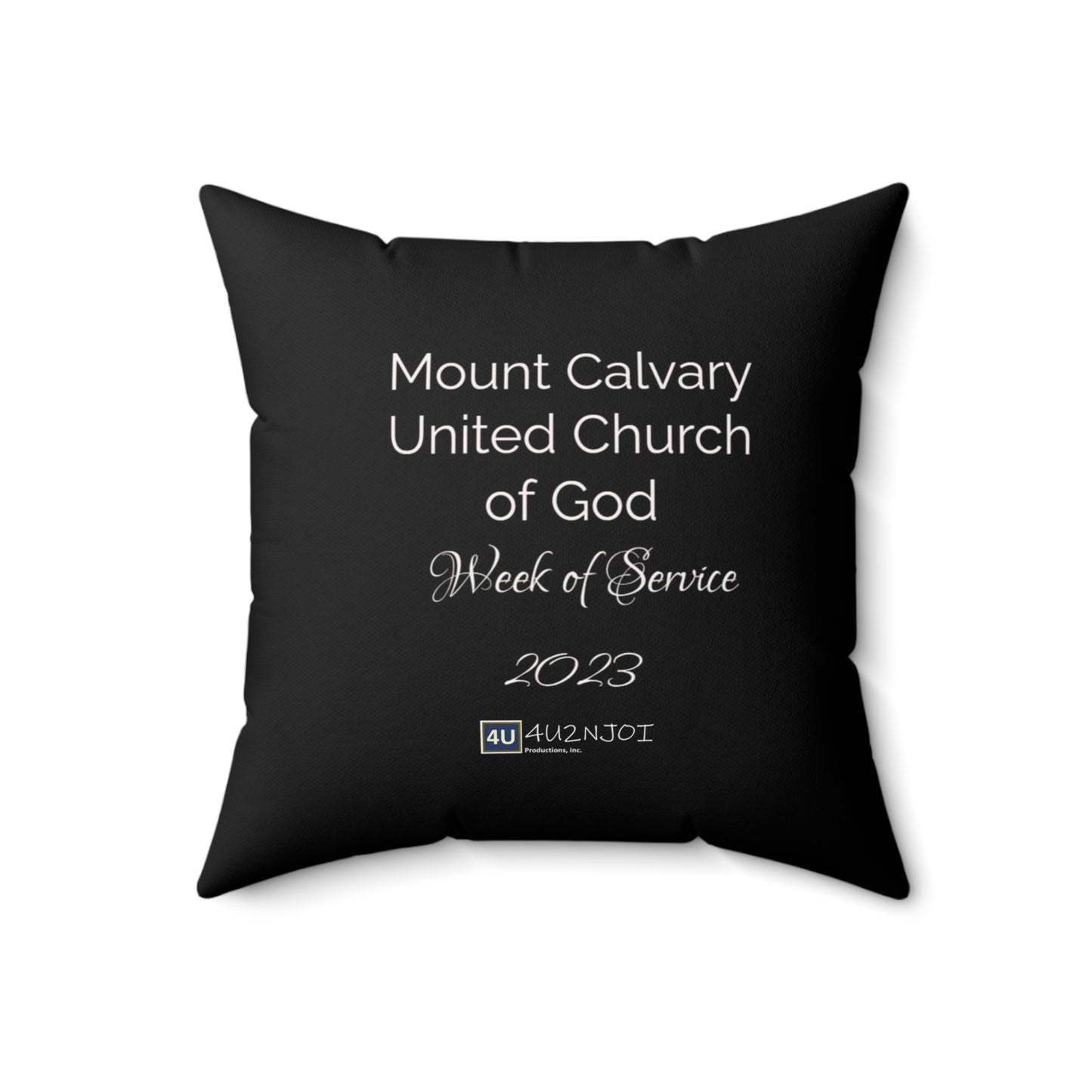 Religious_Convocation 2 (MEANING) Spun Polyester Square Pillow