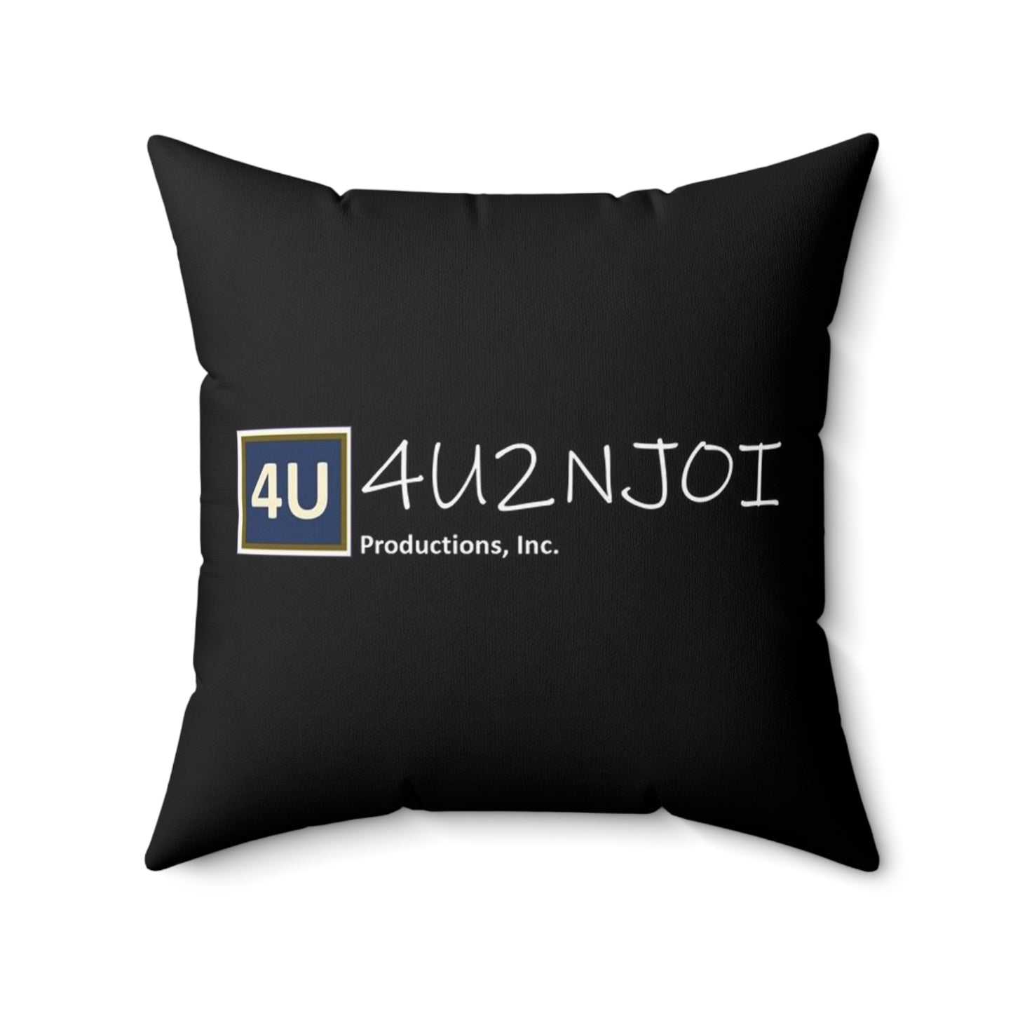 4U2NJoi Productions Logo Abstract Spun Polyester Square Pillow