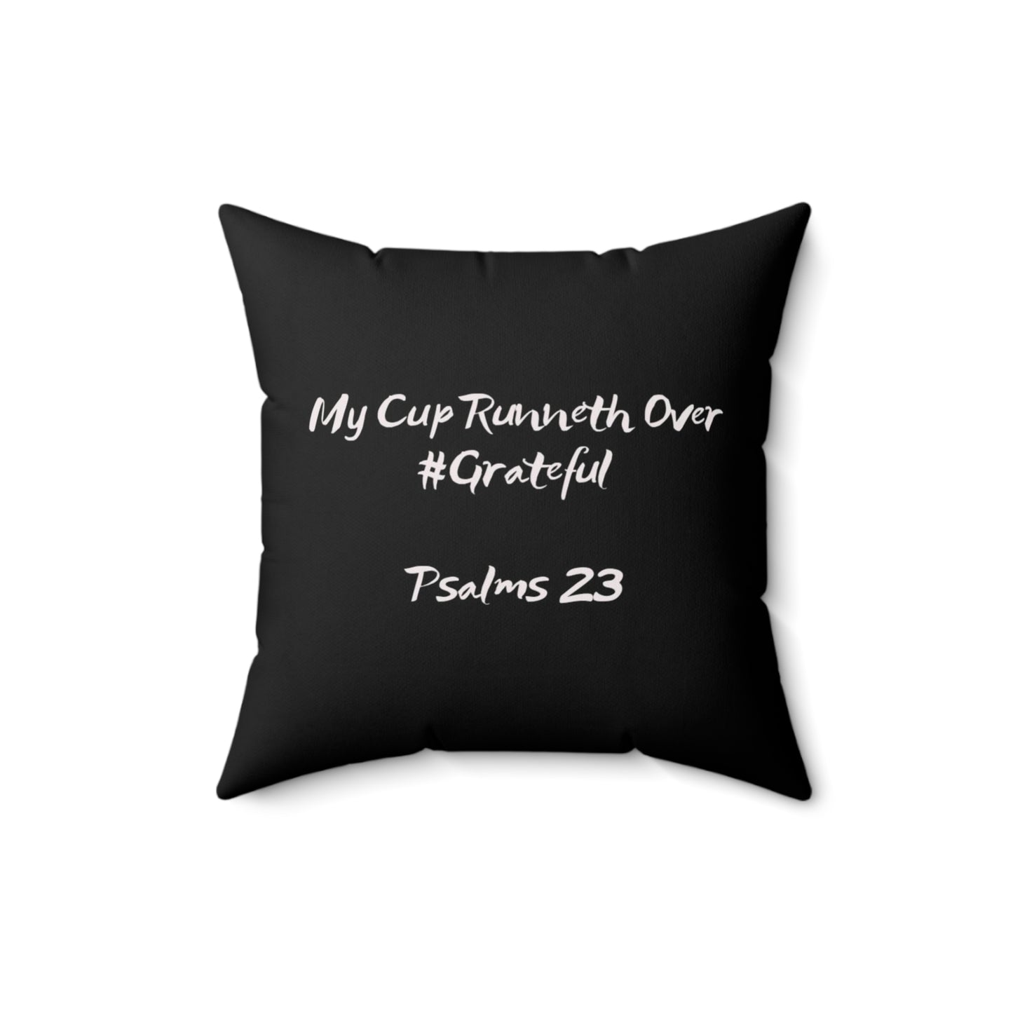 My Cup Runneth Over Abstract Spun Polyester Square Pillow