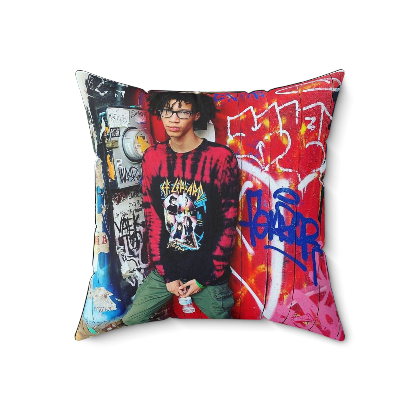 Customized_Soulja Siah Polyester Square Pillow