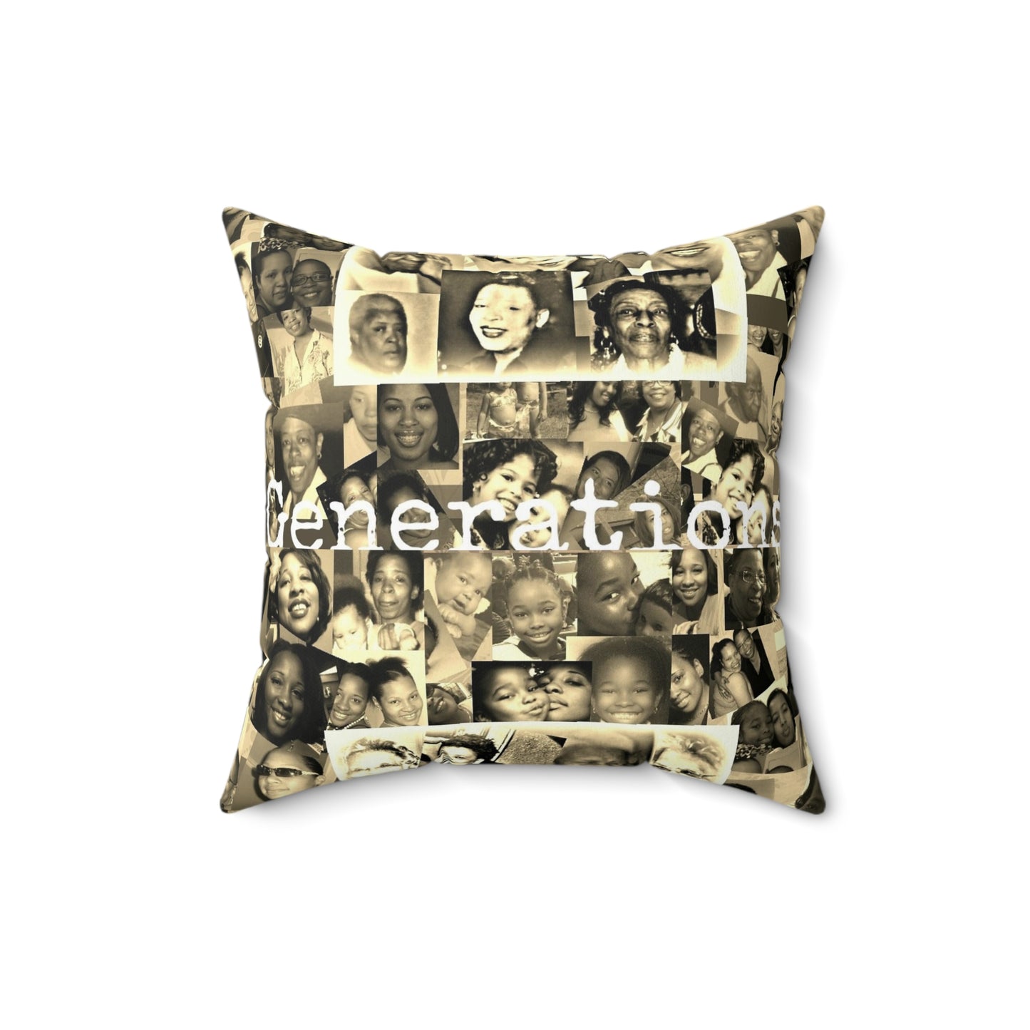 Generations Spun Polyester Square Pillow