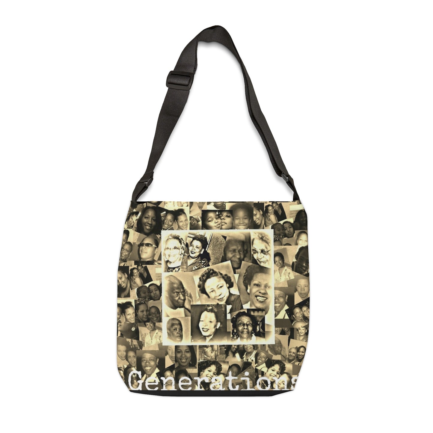 Generations Adjustable Tote Bag (AOP)