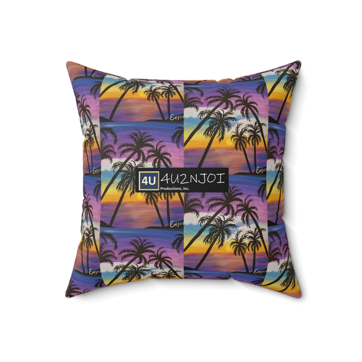 Paradise 2 Spun Polyester Square Pillow