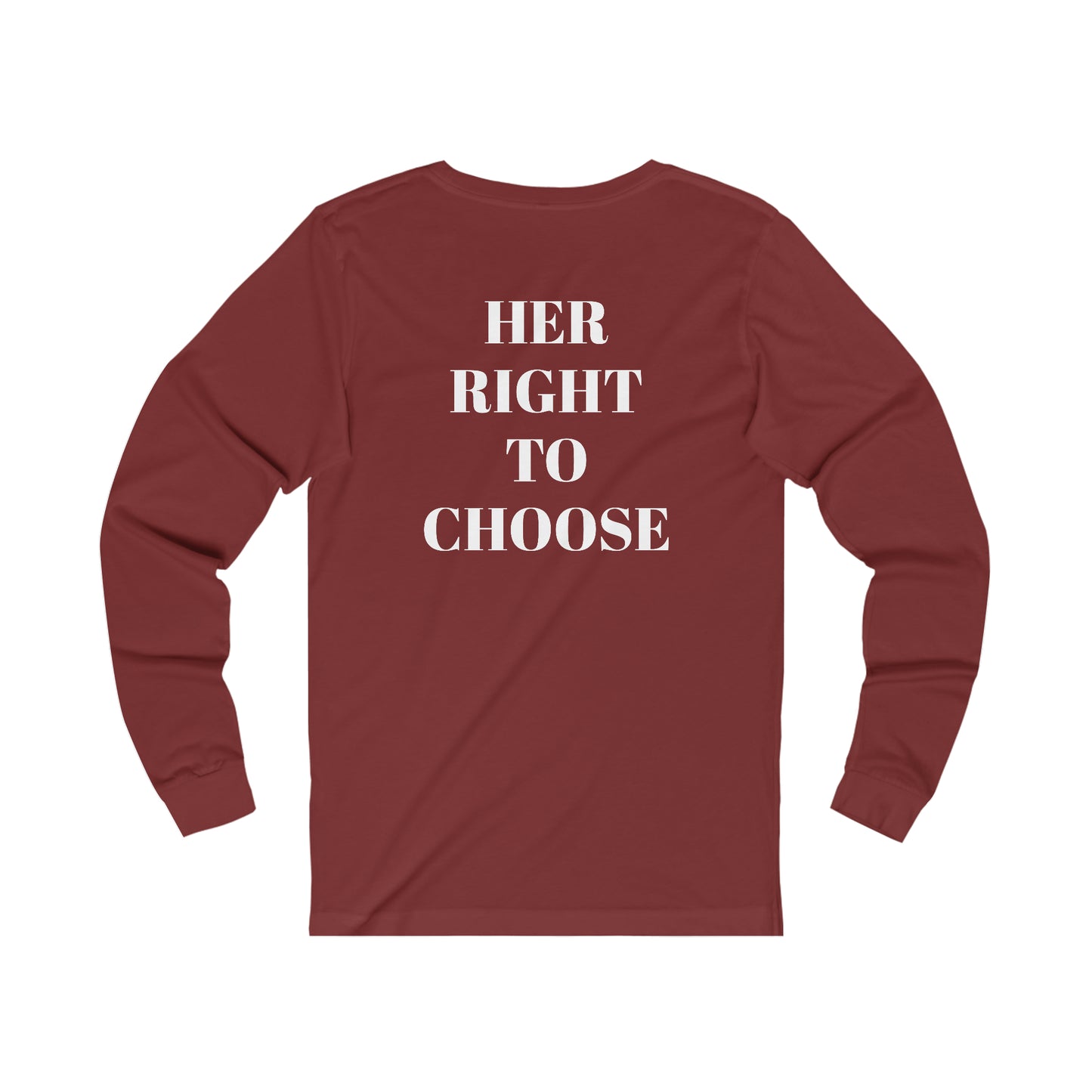 AFBNJ DESIGN 410 (ROE V WADE) Unisex Jersey Long Sleeve Tee