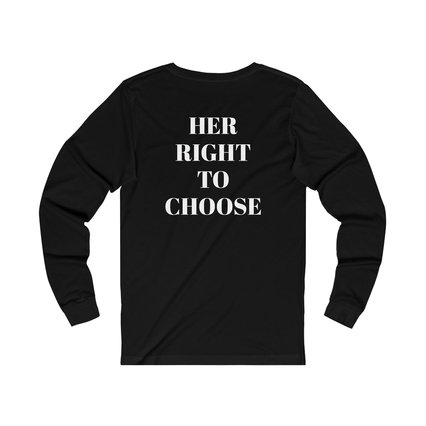 AFBNJ DESIGN 410 (ROE V WADE) Unisex Jersey Long Sleeve Tee