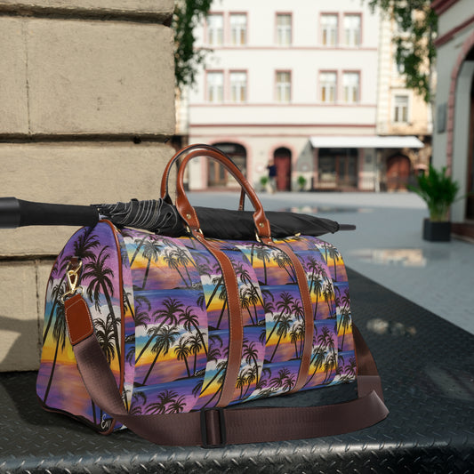 Art_Purple Paradise Waterproof Travel Bag
