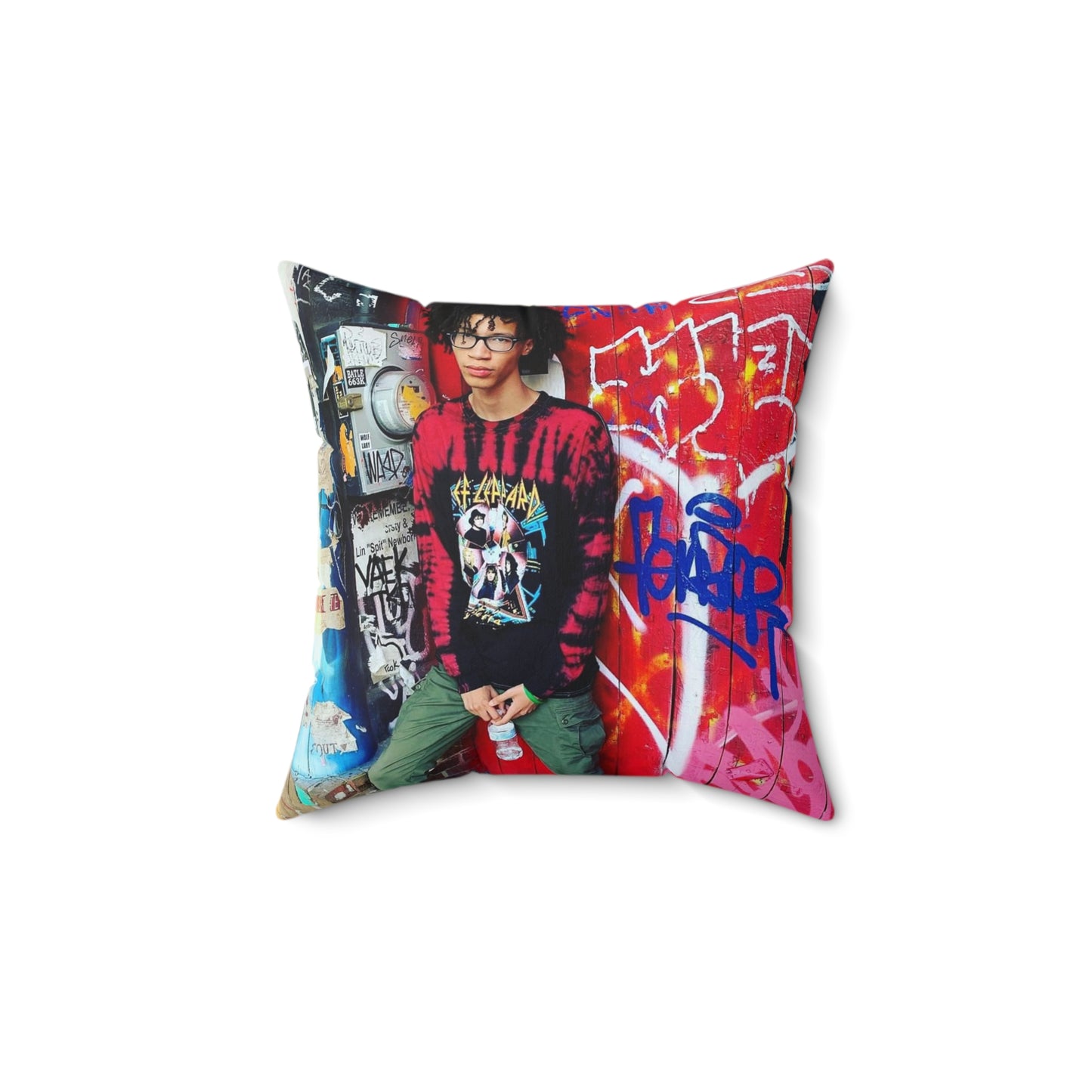 Customized_Soulja Siah Polyester Square Pillow