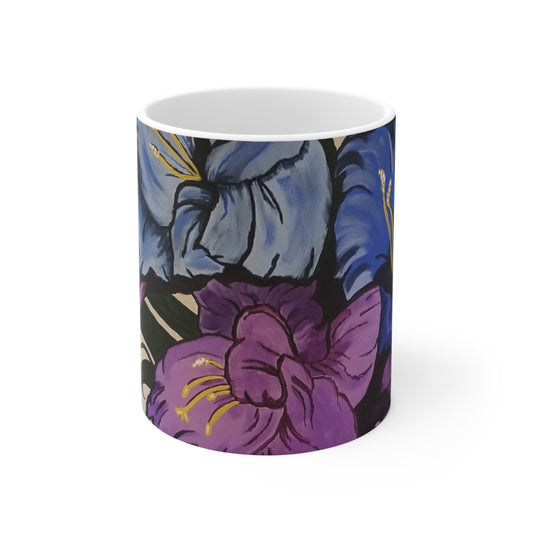 Floral Breeze Ceramic Mug 11oz
