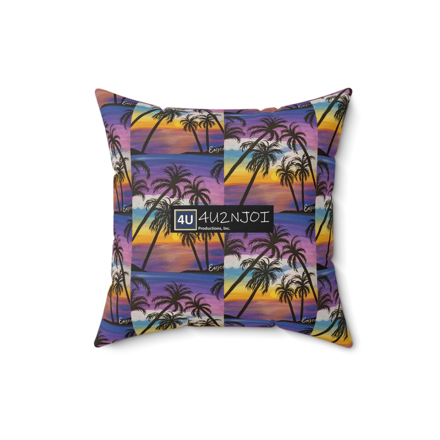 Paradise 2 Spun Polyester Square Pillow