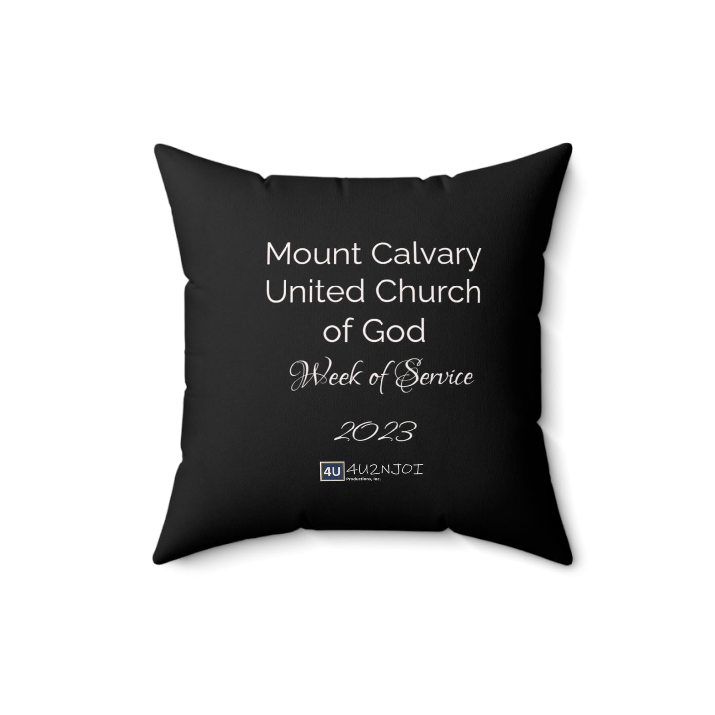 Religious_Convocation 2 (MEANING) Spun Polyester Square Pillow