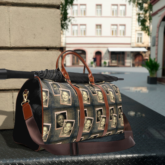 Customized_Rustic Me & the Queen B Waterproof Travel Bag
