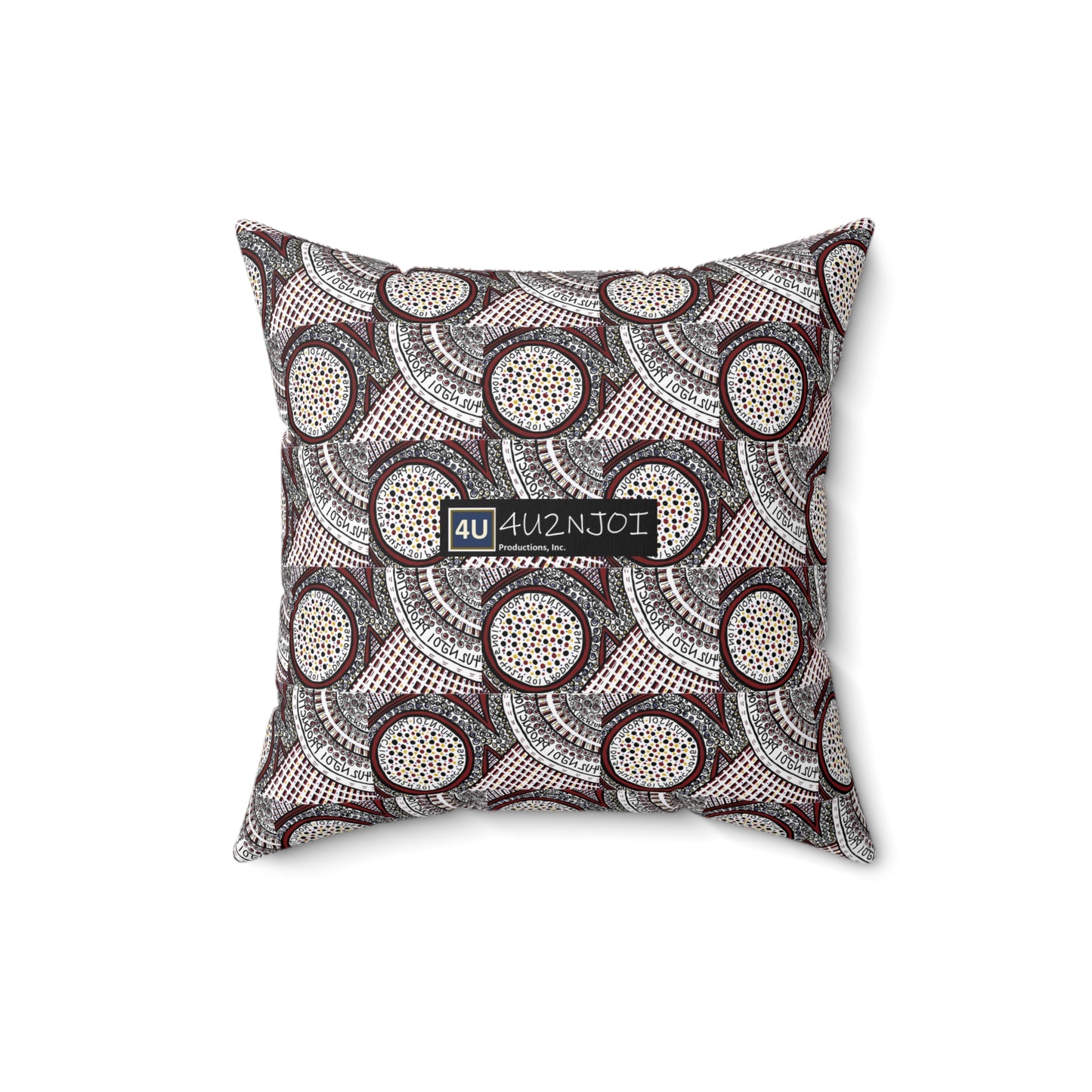 4U2NJoi Productions Original Design 1A Spun Polyester Square Pillow