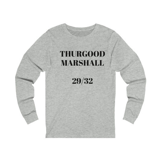 AFBNJ DESIGN 29/32 LEGAL EAGLE (THURGOOD MARSHALL) Unisex Jersey Long Sleeve Tee