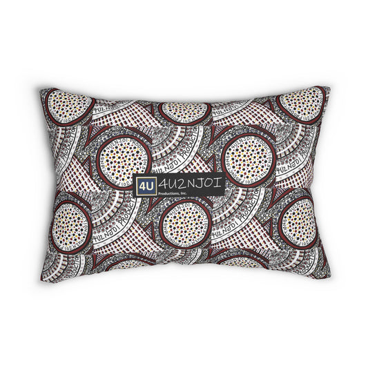 4u2njoi Productions orginal design 1 Spun Polyester Lumbar Pillow