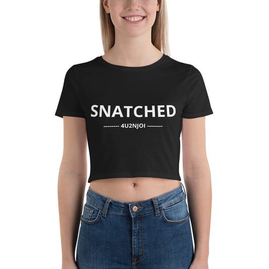 SNATCHED 4u2njoi Women’s Crop Tee