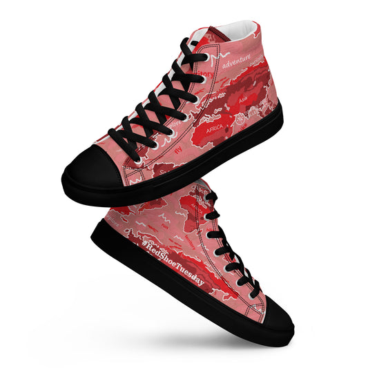 Women’s high top canvas shoes