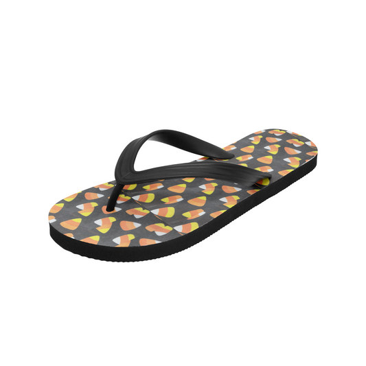 Halloween Edition: Candy Corn Unisex Flip Flops