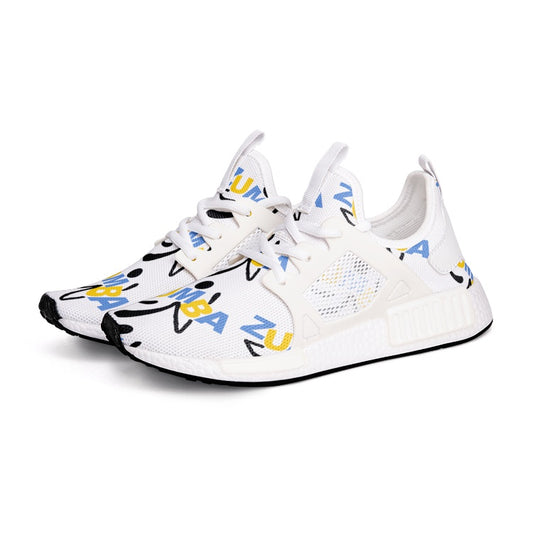 Zumba 3 Large Blue & Yellow Letters Unisex Lightweight Sneaker