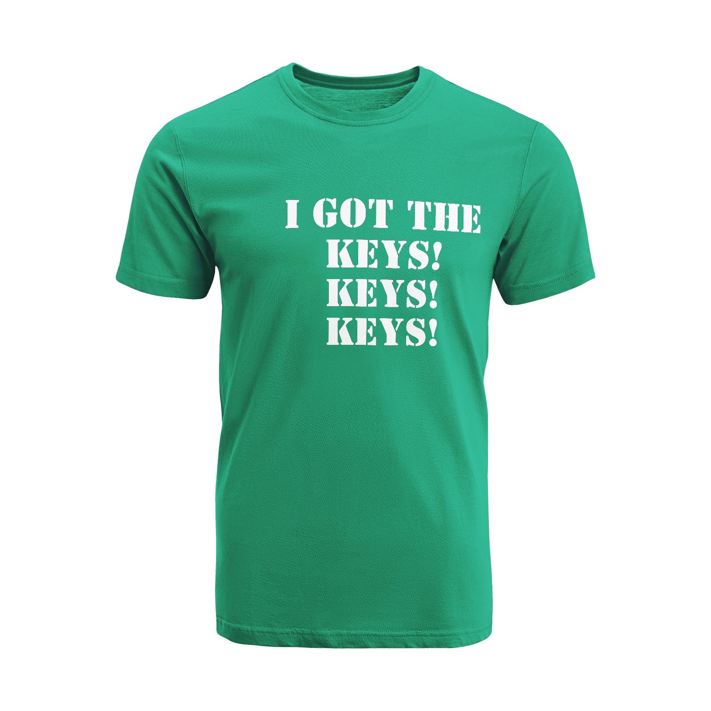 i GOT THE KEYS! - Unisex Short Sleeve Crew Neck Cotton Jersey T-Shirt