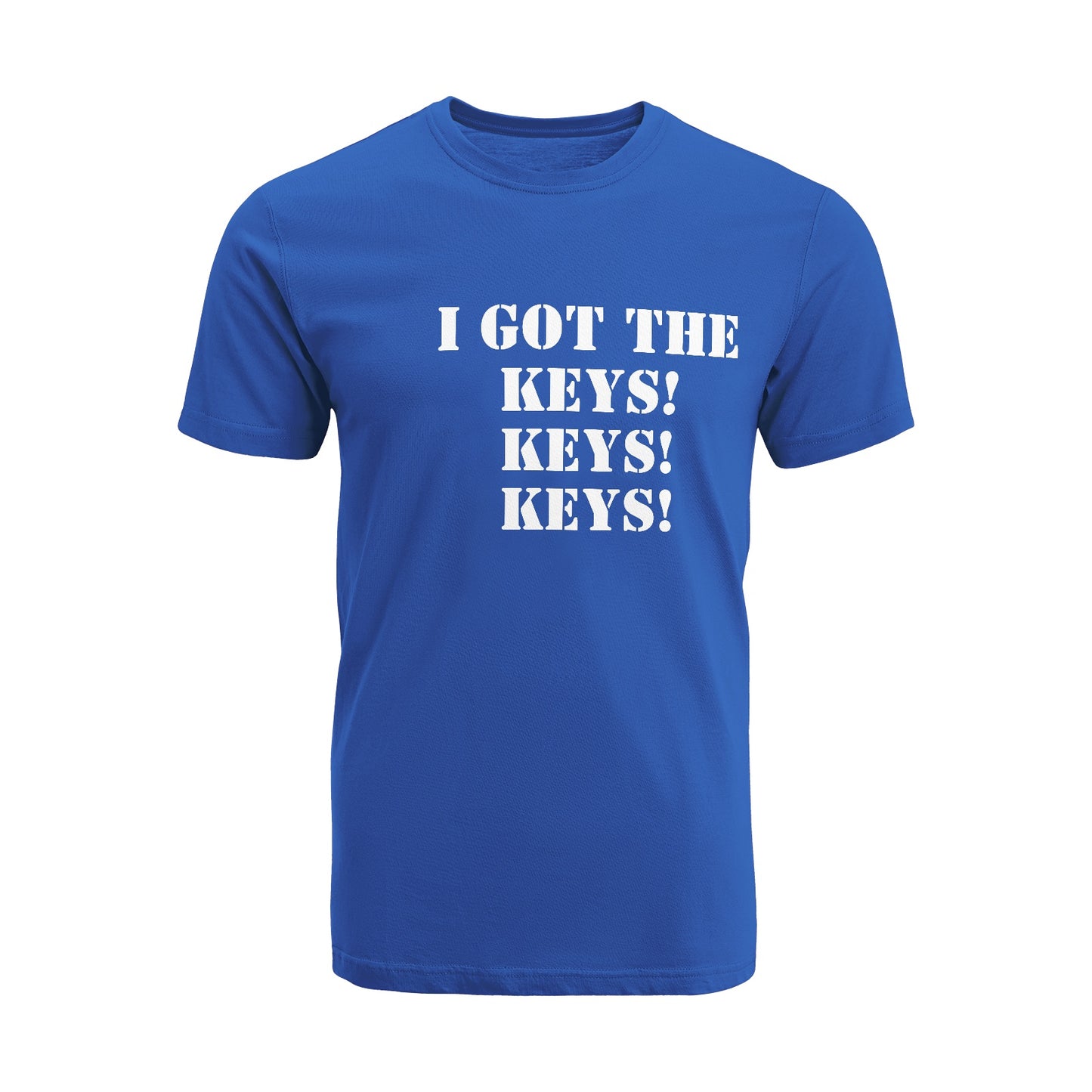 i GOT THE KEYS! - Unisex Short Sleeve Crew Neck Cotton Jersey T-Shirt