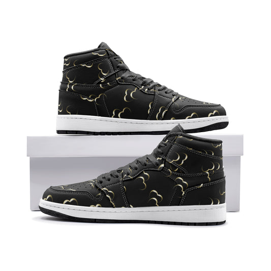 Black & Gold Heart Unisex Sneaker TR