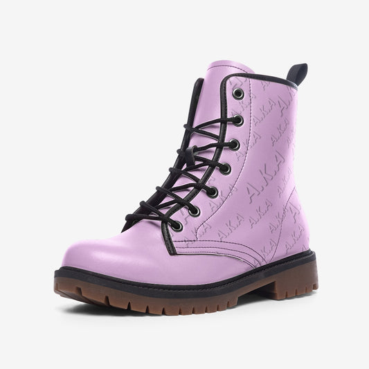 ALPHA KAPPA ALPHA (AKA) Casual Leather Lightweight boots MT