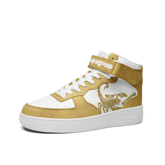 SCORPIO ZODIAC Unisex high Top Leather Sneakers