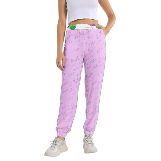 ALPHA KAPPA ALPHA (AKA) Elastic Waist Tapered Sweatpant
