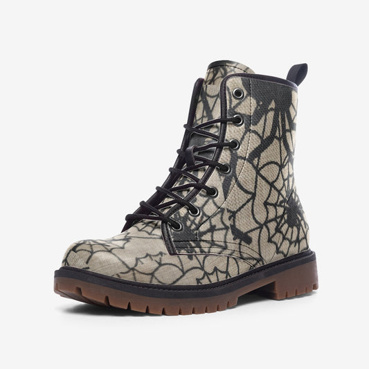 Halloween Edition: Spider Web Casual Leather Lightweight boots MT