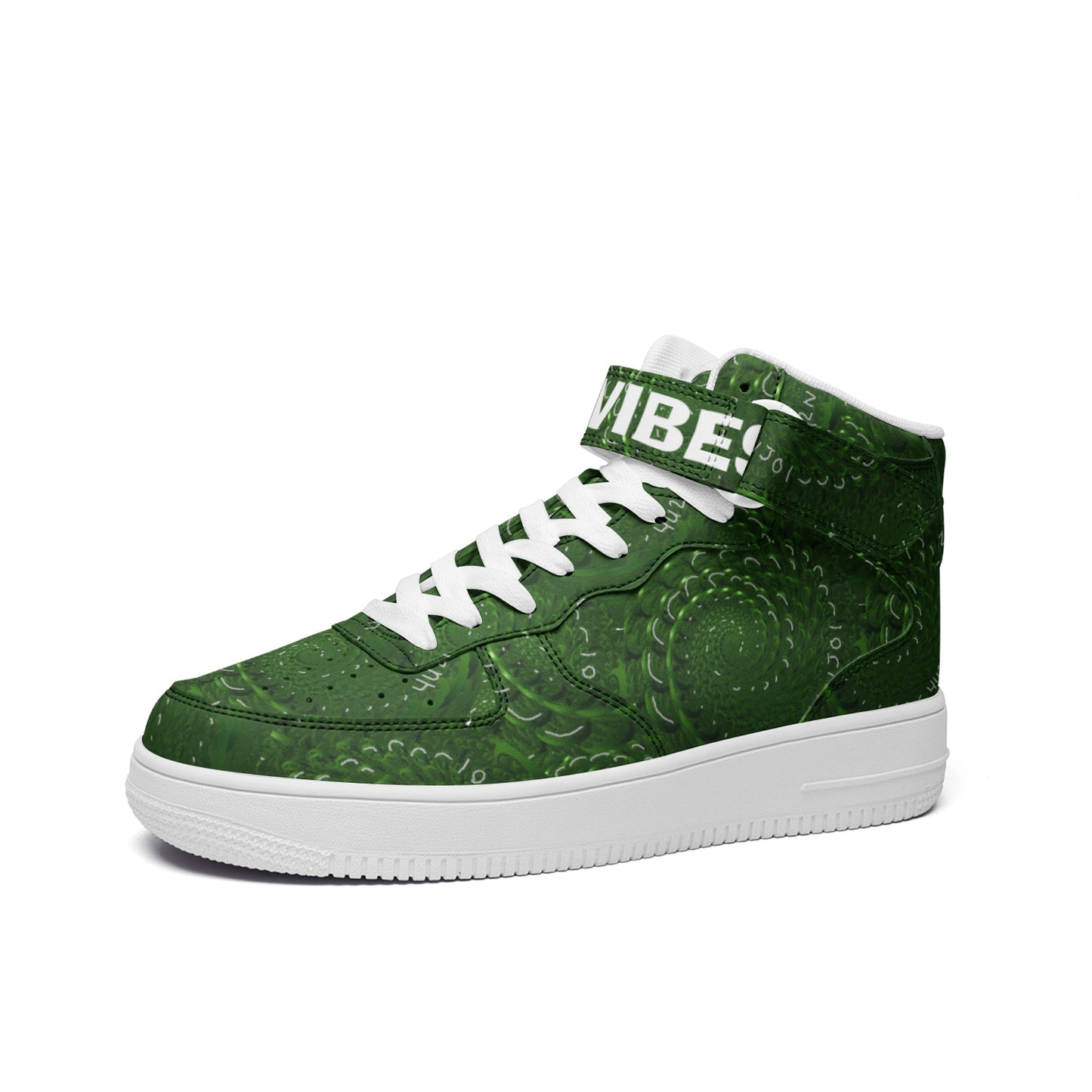 VIBES Unisex high Top Leather Sneakers