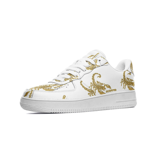 Scorpio Zodiac Unisex Low Top Leather Sneakers