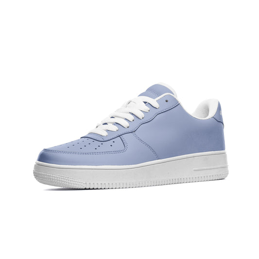 Periwinkle Unisex Low Top Leather Sneakers