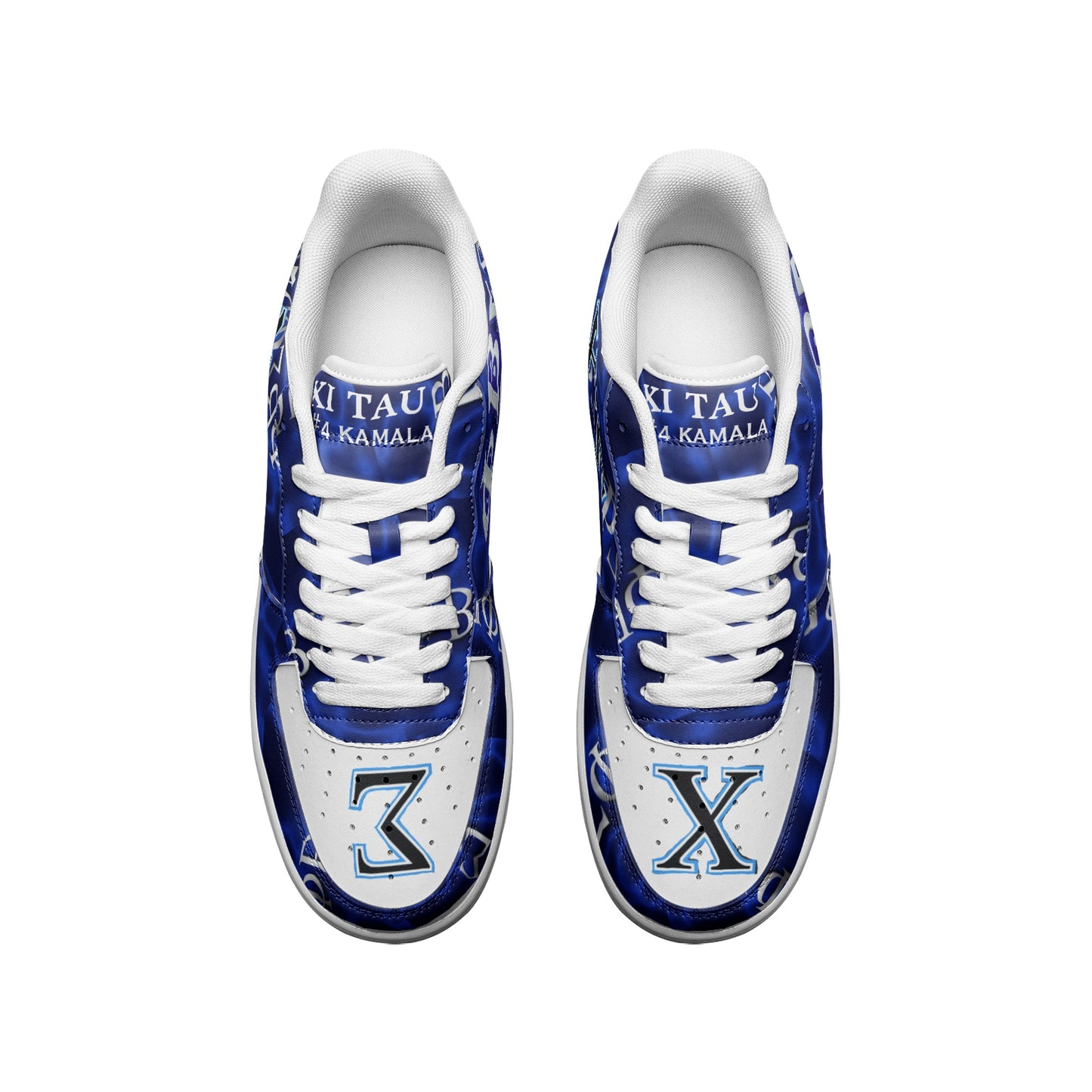 PHI BETA SIGMA (CHI SIGMA) Unisex Low Top Leather Sneakers